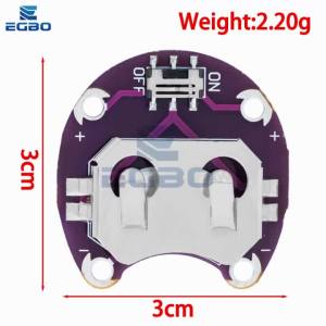 10 Chiếc LilyPad Đồng Xu Pin CR2032 Gắn Mô Đun Cho Arduino DIY Bộ Bộ Điều Chỉnh Điện Áp Ứng Dụng Máy Tính