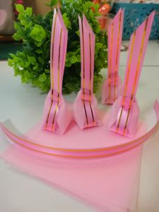 ชุดพับเหรียญโปรยทาน ขนมใส่ไส้ 50 ชุด