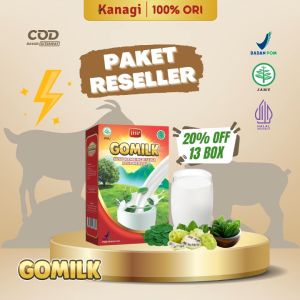 PAKET RESELLER Gomilk Susu Kesehatan untuk Daya Tahan Tubuh dengan Susu Kambing Etawa Murni