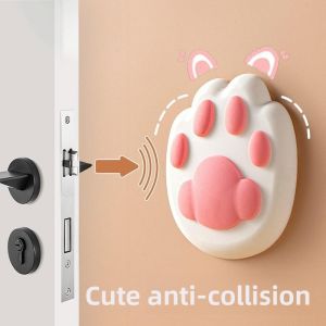 Defasilk | Cute 3D Cat Paw Anti-Collision Door Handle Pad