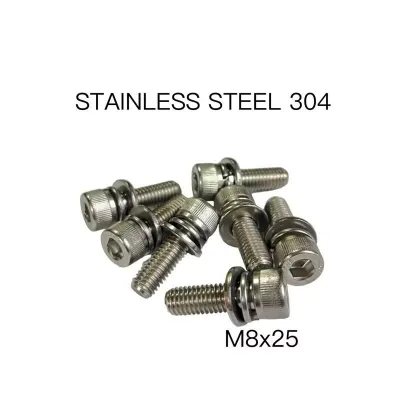 STAINLESS STEEL 304 SCREW SPROCKET HUB SCREW M8x25 Y15 Y16 LC135 5S W110 EX5