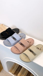 YOTO Hook & Loop Sandals For Women Comfortable Double Adjustable Straps Summer Outdoor-wear Slippers