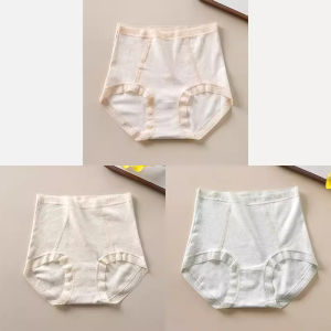 Seamless High Waist Lengthened Crotch Breathable Full Coverage Briefs