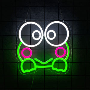Frog Neon Sign For Wall DecorLed Neon Light For Teens RoomBedroom DecorBirthday Holiday Gift For TeensMan CaveUSB Powered