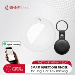 Mini GPS Tracker Airtag Anti-lost Bluetooth Selfie Item Finder Mobile Phone Lost Alarm Bi-Directional Key Finder For Earbud Luggage Key Dog Cat Tracking work with Apple Find My App IOS Only