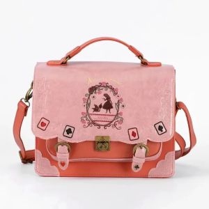 Alice In Wonderl Lolita Briefcase Backpack Women Vintage Jk Schoolbag Messenger Bag Female Harajuku Kawaii Y2k Handbags Mochila