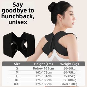 Posture Correcting Shoulder Brace Posture Correction Back Training Breathing Fabric