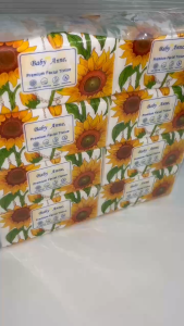 Little angel Baby anne Unscented Facial Tissue Paper 4Ply Interfolded Premium Tissue 400 sheets