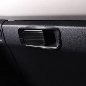 Stainless Steel Car Glove Box Co-Pilot Handle Frame Trim Case Cover Stickers For Haval H6 3rd Gen 2021 2022 2023 2024 HEV PHEV