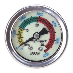 Pressure Gauge Manometer Pompa Pcp 6000 Psi Manometer Besar Bisa Nyala Di Tempat Gelap