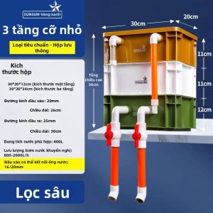 sunsun | Hộp Lọc Nước 3 Tầng