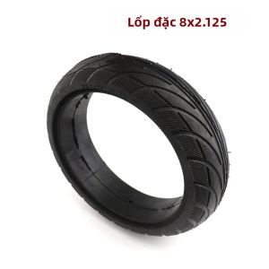 Lốp Xe Tay Ga Ninebot ES1 ES2 Đặc 8x2.125 Phụ Kiện Thay Thế Không Cần Bơm Hơi Để Bảo Dưỡng Xe Tay Ga