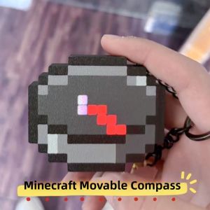 CEYU | Pixel World Compass Keychain