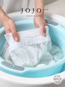 Thickened Plastic Washing Basin for Adults Home Use Face Washing Laundry Basin round Shape Household Cleaning Tools by Mr Grocery