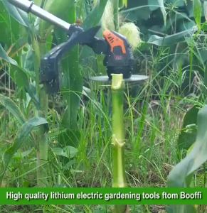 Mesin Rumput Bateri 98V / 168V – Cordless Grass Cutter Rechargeable Adjustable & Rotatable Lawn Mower Motor Kuat Bilah Tajam