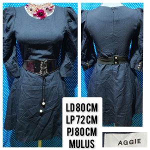 DRESS LENGAN 3/4 NAVY(AGGIE) 252