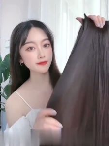 【จัดส่งจากกรุงเทพฯ】วิกผมผู้หญิง คลื่นใหญ่ ผมยาวหยิก ชิ้นเดียว ฟู ไร้รอยต่อ จำลองปริมาณผม ไร้รอยต่อ