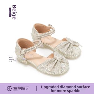 TONGMENGQINGTIAN | New Summer Crystal High Heel Sandals for Girls