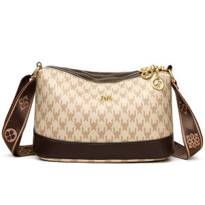 Túi Đeo Vai in Họa Tiết Nhẹ Nhiều Lớp Cho Phụ Nữ Trung Niên Túi Đeo Chéo Nhỏ Thời Trang Cho Bà Ngoại Túi Đeo Vai Mềm Mại Phong Cách Cổ Điển