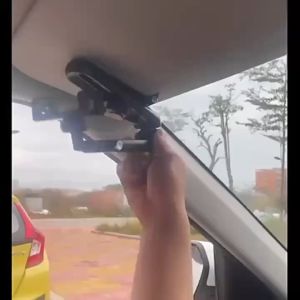 1080° Rotatable Car Sun Visor Phone Holder for 4-7 Inch Cell Phone Car Mount Bracket