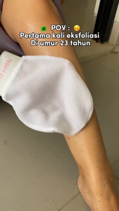 Sarung Tangan Eksfoliasi / Sarung Tangan Scrub / Magic Gloves Exfoliating / Bath Gloves Exfoliating - Alat Eksfoliasi