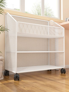 Moveable Multi-Layer Bookshelf On Wheels
