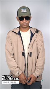 ATMOSFER - Jaket Wind Breaker Gunung Sumbul Series Water Resistant Simple