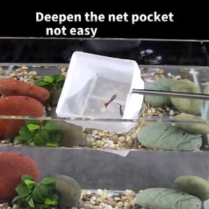 3D Stereo Deep Aquarium Fish Net Retractable Stainless Steel Round And Square Design