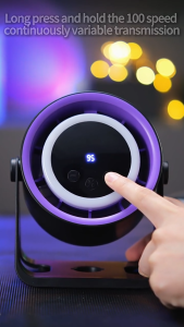 【1 Secondary Temperature drops -15° 】Wireless Portable Fan - Air Circulation Fan (7 Inch)with Night Light Kipas Table Fan Wall Fan (50000 mAh)kipas angin portable fan USB Fan Rechargeable Fan Desktop Fan风扇小型大风