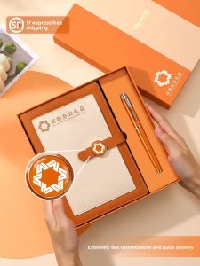 Business Notebook Gift Set 2025 New Model Engraved School Practical Gift Teacher Meeting Gift Can Print Logo Premium Quality