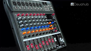 Deuahub CT-6/8/12/16 AUDIO Mixer 6/8/12/16 channel KTV stage performance reverb effect device USB Bluetooth