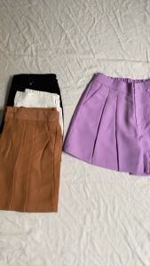 Quần short nữ dáng váy quần sooc nữ lưng chun ống rộng