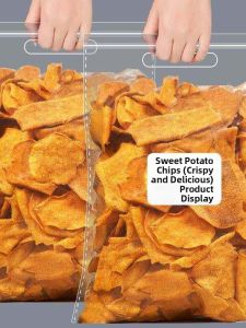 Non-fried Homemade Sweet Potato Crisps
