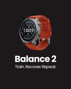 Amazfit Balance 2 Smart Watch l 1.5-Inch AMOLED Display I Navigation With GPS I 10 ATM Waterproof I 21 days Battery Life