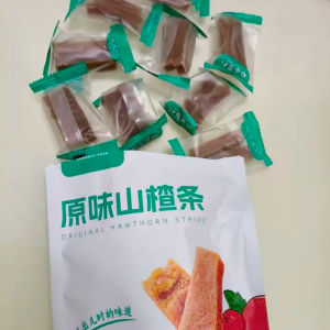 Original Flavor Hawthorn Bars  Hawthorn Pieces Snacks No Additives No Preservatives Hawthorn Sticks Fruit Candy Dry Fruits