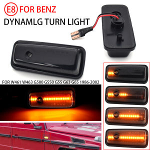 Sequential Flashing LED Turn Signal Side Marker Light Blinker For Mercedes-Benz G-Class W463 W461 G500 G550 G55 G63 G65 Ambe