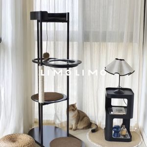 ที่นอนแมวไม้แท้สไตล์วบิซาบิ ดีไซน์มินิมอล ประหยัดพื้นที่ รุ่นเล็ก LimoLimo