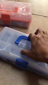 Hộp Đựng Dụng Cụ Câu Cá 1 Ngăn 2 Ngăn 3 Ngăn - Hộp Đựng Mồi Câu Cá Câu Lure Nhiều Ngăn Tiện Dụng