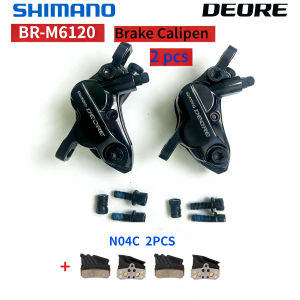 Shimano DEORE M6120 MTB Bike Hydraulic Disc Brake Caliper 4 Piston Resin D03S Metal D02S Resin HD N03A MetalHD N04C Original