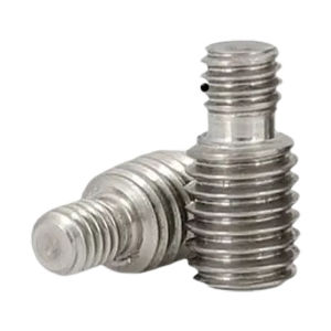 4pcs M6 1/4-20 Male to 3/8 Male Stainless Steel and carbon steel Thread Adapter Outside Thread Double Head Transfer Screw Bolt