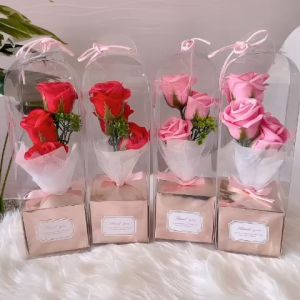 [HCM] Hộp hoa hồng sáp Hoa Hồng Giả Nhiều Màu Sắc Dùng Làm Quà Tặng Valentine 8.3 20.10
