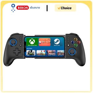 BEBONCOOL บลูทูธที่รองรับ Android เกมแพดคอนโทรลเลอร์เกมยืดไสลด์สําหรับ iOS จอยสติ๊กมือถือพร้อม Hall Effect