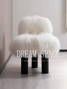Creative Luxury Sheepskin Easy Chair