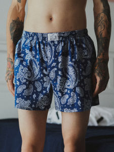 Subreef Dark Island F2ce เอวกลาง ผ้าฝ้าย นักมวย Aro กางเกง บ้าน กางเกงขาสั้น สําหรับคู่รักไม่ยืด ผู้หญิง กางเกงใน ฤดูร้อน 2021 พิมพ์