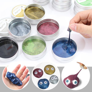 Magnetic Putty Slime Magnet Mainan Slime Warna-Warni Slime Lilin - Tidak Lengket & Tidak Bernoda