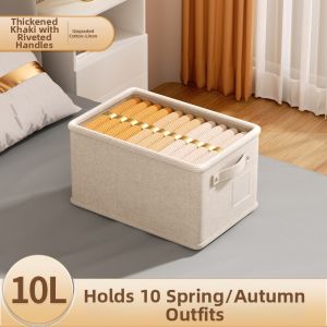 SIVASS | High Capacity Clothes Organizer Storage Box