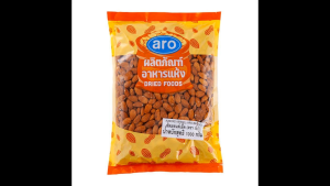 เอโร่ อัลมอนด์เม็ด แบบดิบ 1000 กรัม / aro Almond Kernel 1000 g.