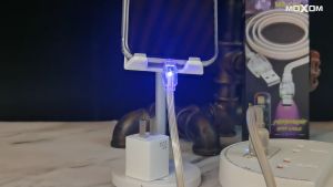 3A Fast Charge Cable Moxom Cable LED Light Cable Type C Cable Micro Usb Cable Wayar Cabel