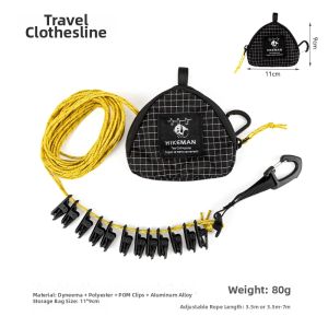 HIKEMAN | Multifunction Portable Windproof Clothes Drying Rope