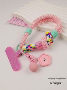 ZHENGEGE | Anti-Theft Wrist Strap for Phones Braided Adjustable Keychain Short